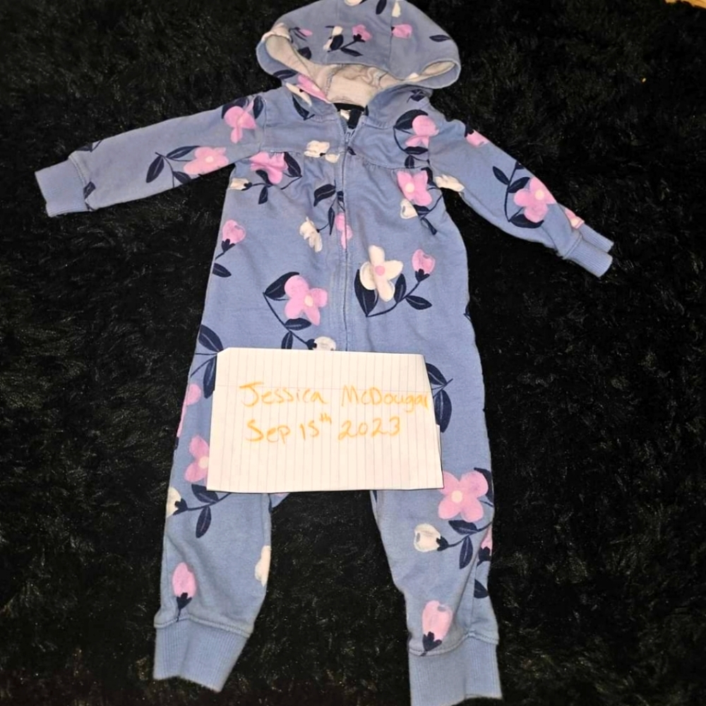 Carters girls 9m hooded jumper